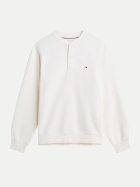 Tommy Hilfiger Sweatshirt mit Henley-Kragen Z00-YELLOW bei Robert Ley