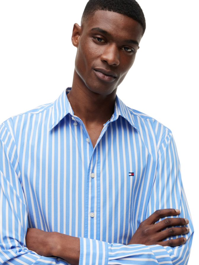 Tommy Hilfiger Regular-Fit Hemd mit Streifenmuster bei Robert Ley