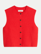 Marc O'Polo Weste aus Schurwolle 7288-Bright Red bei Robert Ley