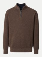 Casamoda Stricktroyer Melliert 677-677 braun bei Robert Ley