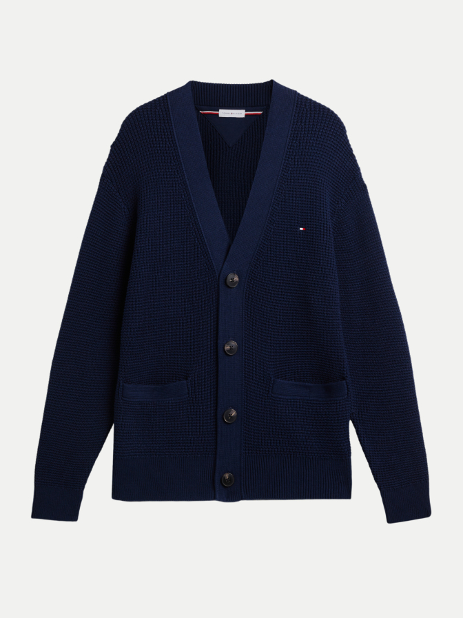 Tommy Hilfiger Cardigan mit Waffel-Struktur bei Robert Ley