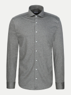 Seidensticker Shaped-Fit Businesshemd 34-34 GREY MELANGE bei Robert Ley