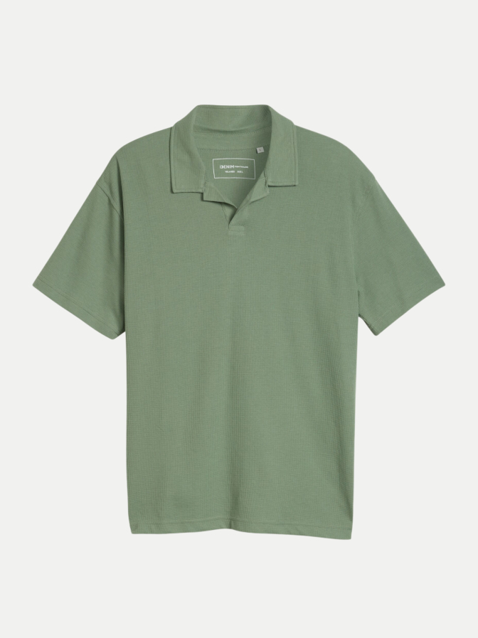 Tom Tailor Denim Poloshirt in Waffel-Optik bei Robert Ley