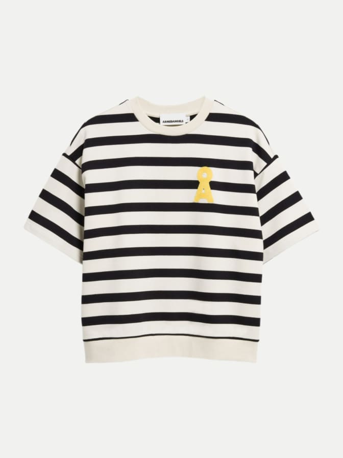 ARMEDANGELS Kurzarm-Sweater BAMIKAA STRIPE bei Robert Ley