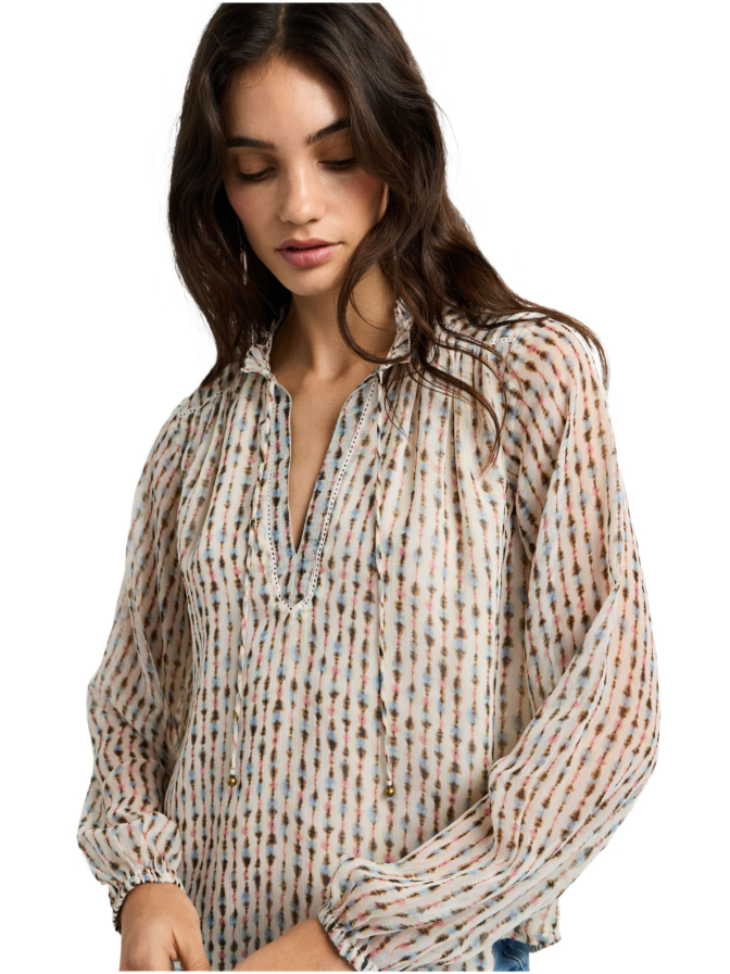Pepe Jeans Bluse mit Ikat-Muster FALINA bei Robert Ley