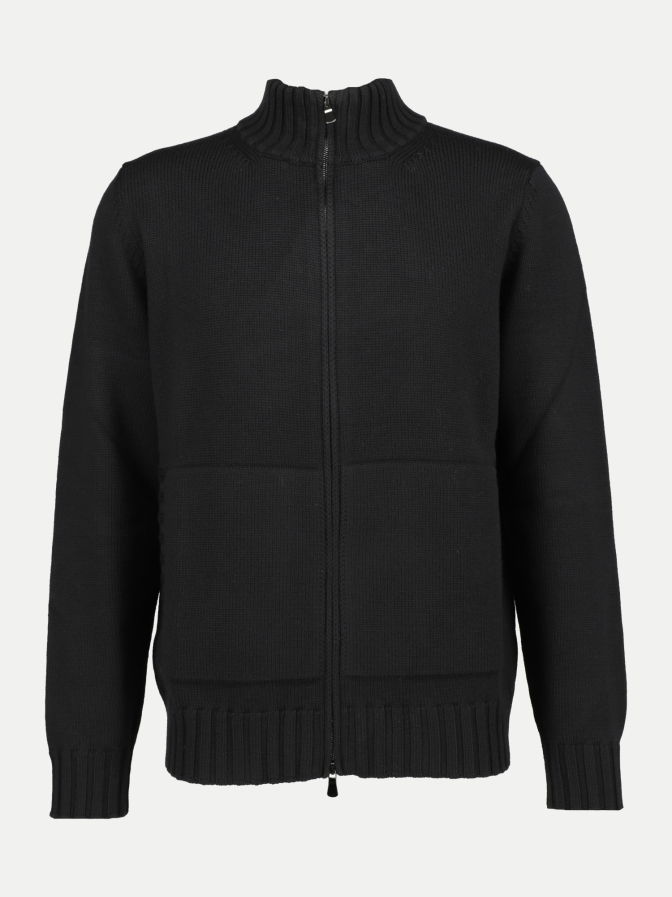 Filippo De Laurentiis Strickjacke mit Zip bei Robert Ley