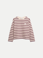 ARMEDANGELS Sweatshirt  ICONIC 3756-undyed-velvet red-soft blue bei Robert Ley
