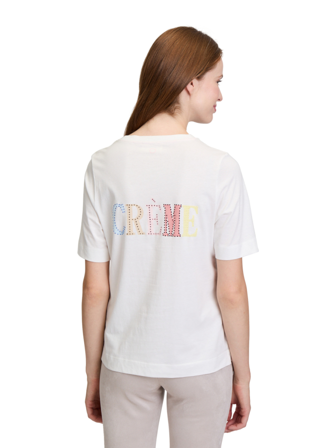 Cartoon T-Shirt mit Schriftzug bei Robert Ley