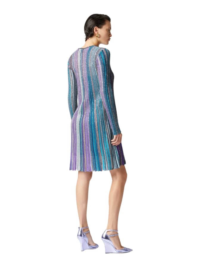 MISSONI Plisseekleid mit Pailletten bei Robert Ley