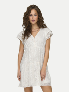 ONLY Kurzarmkleid Onlhena 177922-Cloud Dancer bei Robert Ley