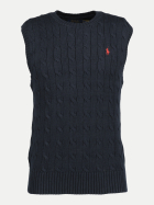 Polo Ralph Lauren Zopfstrick-Pullunder mit Logo-Stickerei 002-. bei Robert Ley