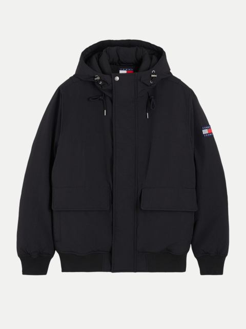 Tommy Jeans Wasserabweisende Bomber-Jacke mit Kapuze bei Robert Ley