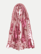 Purschoen Kaschmirschal 8115 Tokyo garden dirty rose-fog bei Robert Ley