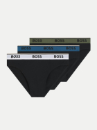 BOSS Black 3er-Pack Slips Power 003-Black bei Robert Ley