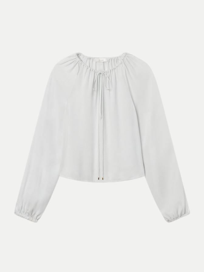 Frame Seidenbluse im Ballon-Stil bei Robert Ley