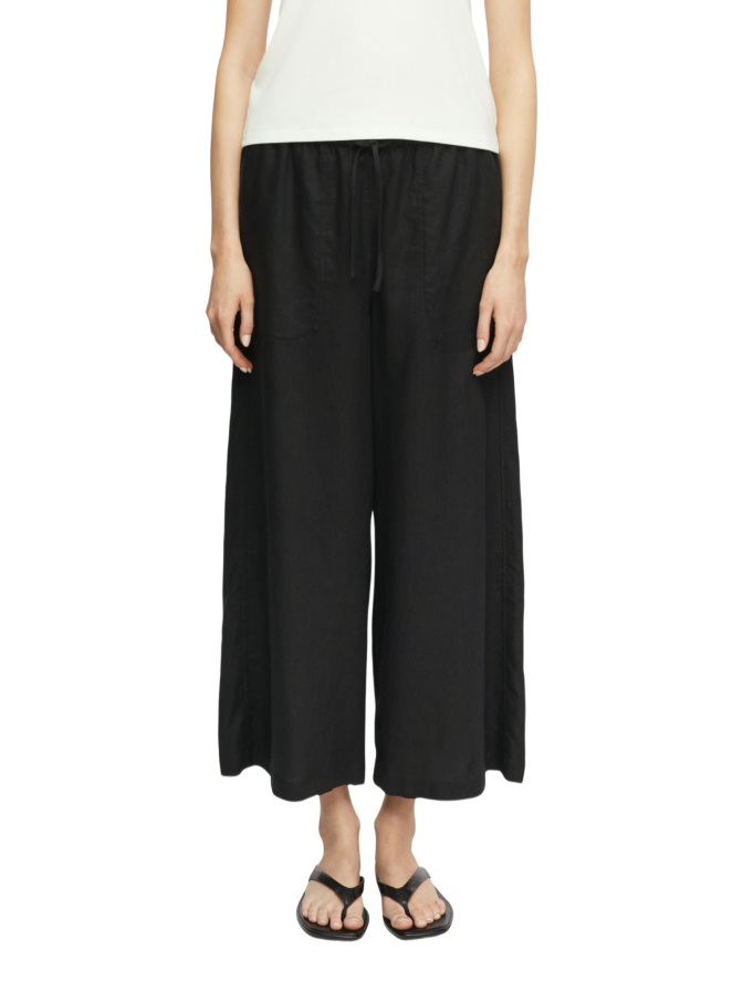 Comma Wide-Leg Hose aus Leinen-Mix bei Robert Ley