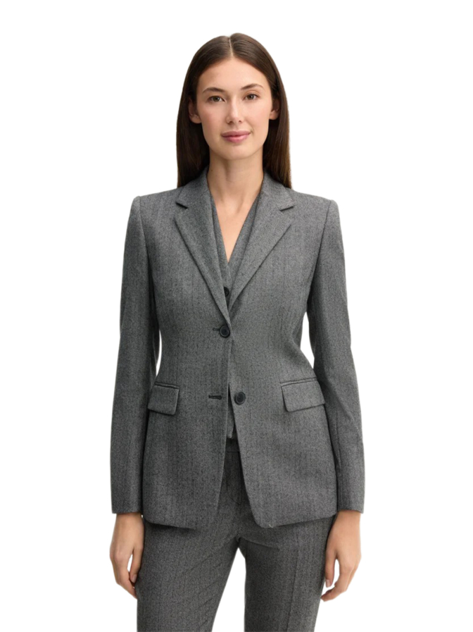 Windsor Women Slim-Fit Blazer aus Schurwolle-Mix bei Robert Ley