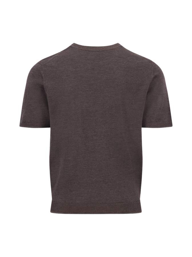 Fynch-Hatton Kurzarmpullover aus Wolle bei Robert Ley