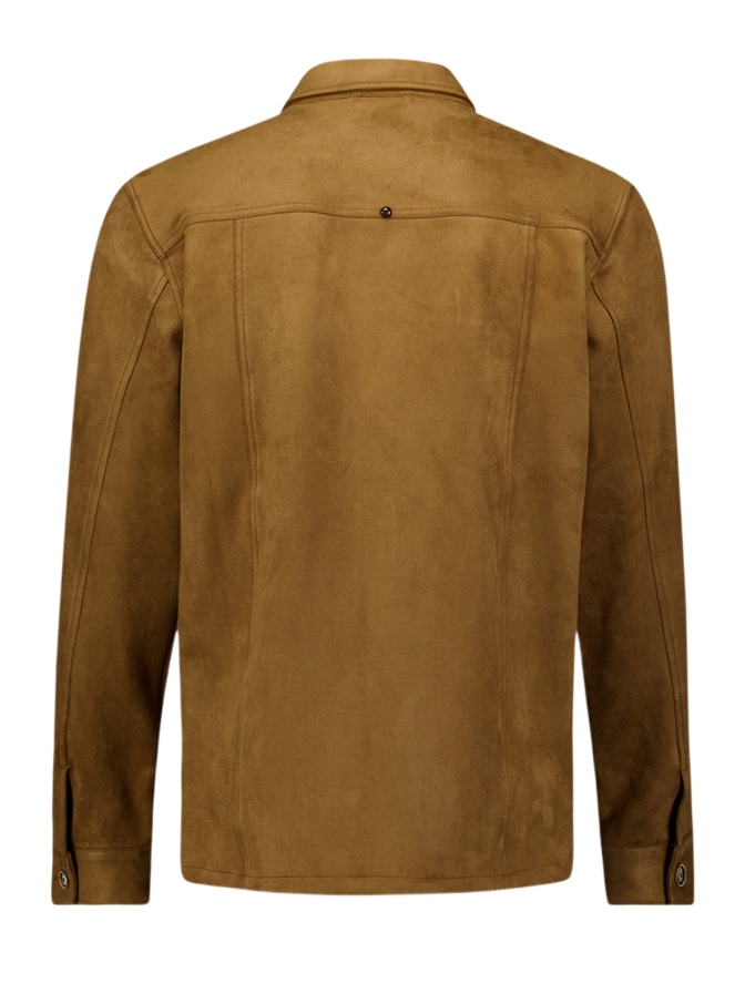 No Excess Overshirt in Veloursleder-Optik bei Robert Ley