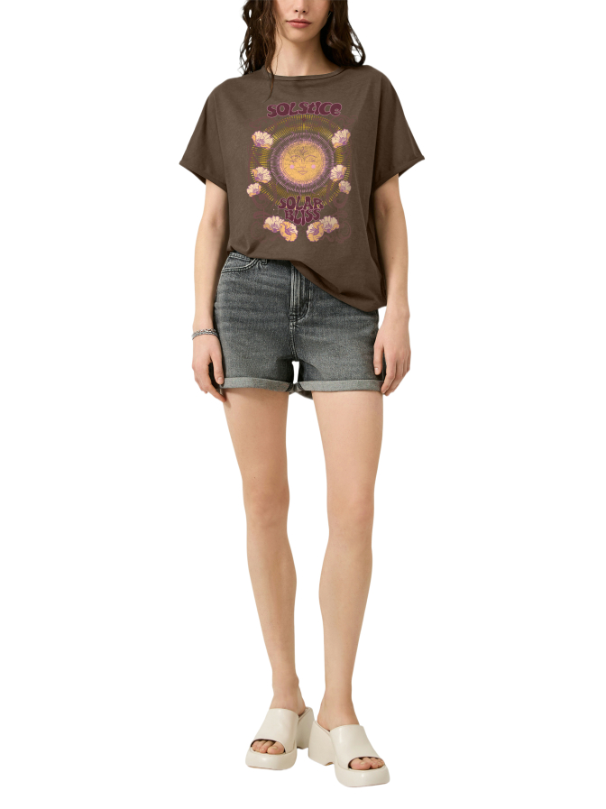 Q/S designed by T-Shirt mit Fotoprint bei Robert Ley