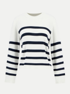 Barbour Pullover Fern Striped WH71 cloud/navy bei Robert Ley
