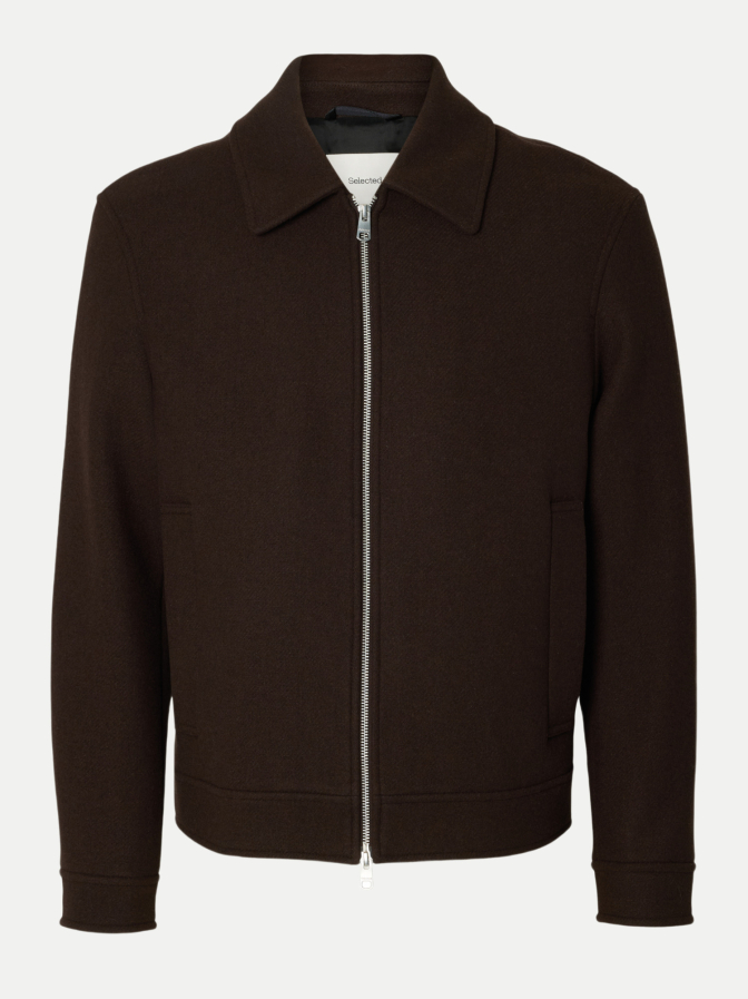SELECTED HOMME Jacke mit Fly-Away Kragen bei Robert Ley