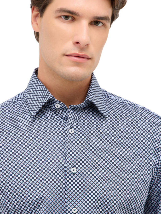 Eterna Slim-Fit Hemd mit Muster bei Robert Ley