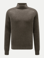 04651/ A trip in a bag Stehkragenpullover Foggy barrel brown bei Robert Ley