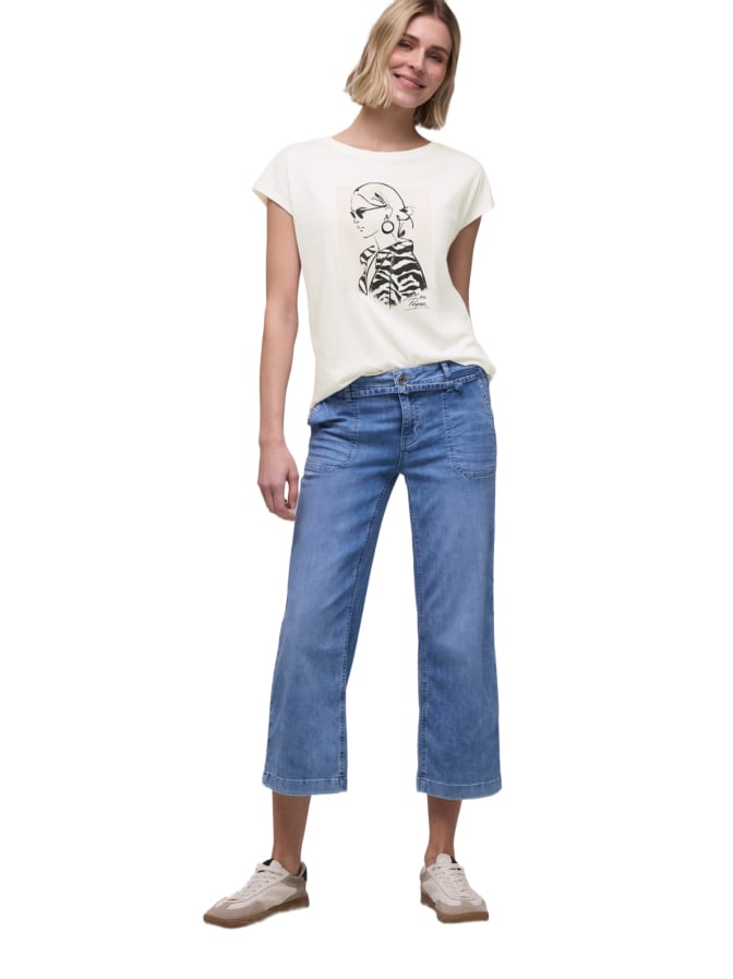 Street One T-Shirt mit Front-Print bei Robert Ley