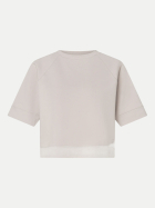 Windsor Women Kurzarmshirt aus Baumwolle 270-Light Beige 270 bei Robert Ley