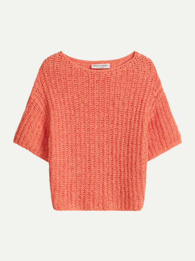 Marc O'Polo Strukturierter Kurzarm-Pullover bei Robert Ley