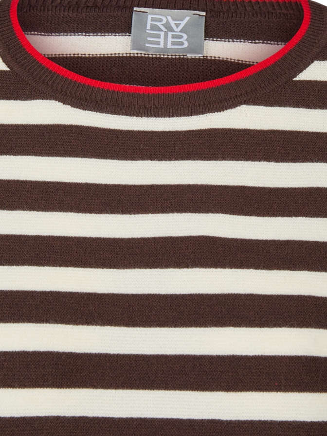 Rabe Moden Pullover mir Streifenmuster bei Robert Ley