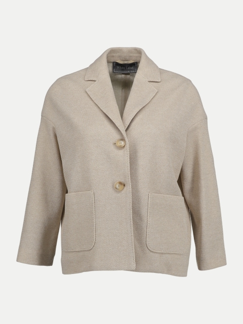 White Label Blazer aus Piqué bei Robert Ley