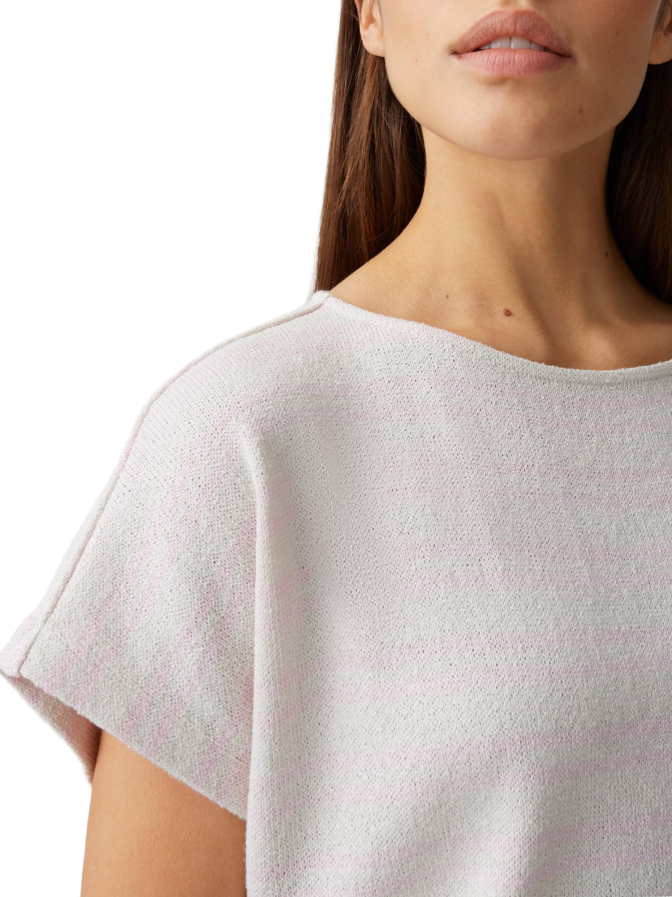 Opus Gestreiftes Jerseyshirt Sostal in Strickoptik bei Robert Ley