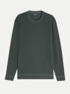 Tom Tailor Casual Langarmshirt im Used-Look 14406-Darkest Olive bei Robert Ley