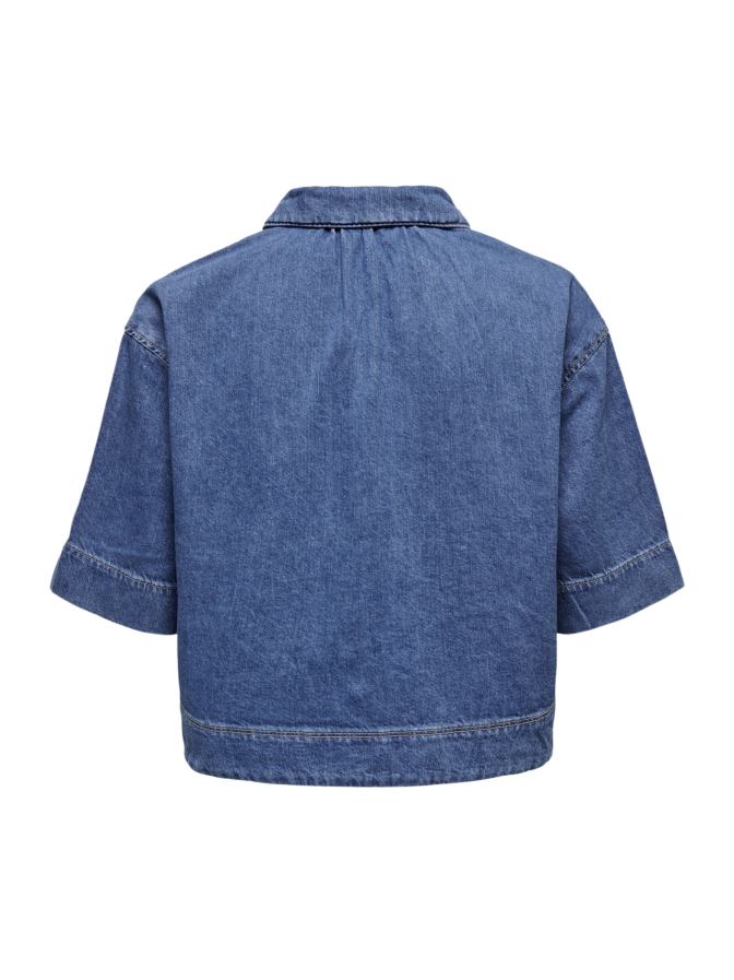 Only Kurzarm Denimbluse bei Robert Ley