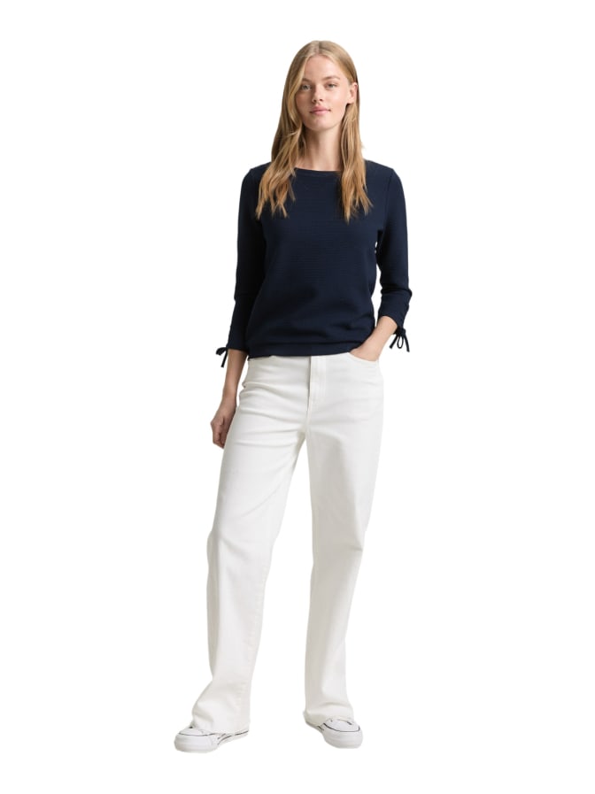 Tom Tailor Denim Sweatshirt mit Raffärmeln bei Robert Ley