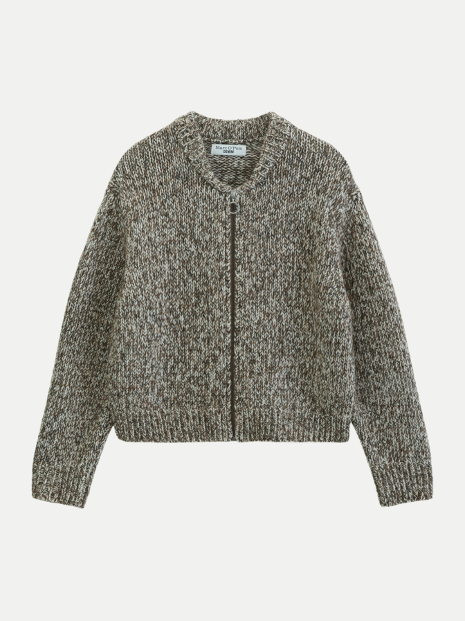 Marc O'Polo DENIM Strickjacke aus Alpaka-Woll-MIx bei Robert Ley