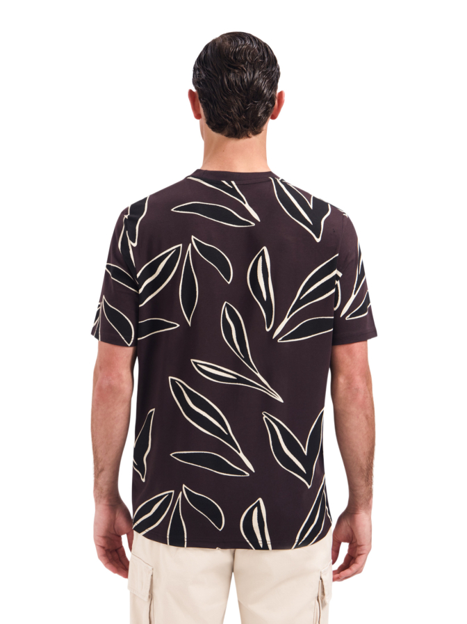 No Excess T-Shirt mit Allover-Print bei Robert Ley