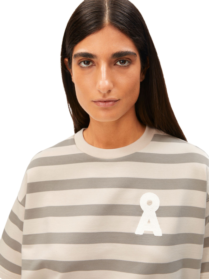 ARMEDANGELS Kurzarm-Sweater BAMIKAA STRIPE bei Robert Ley