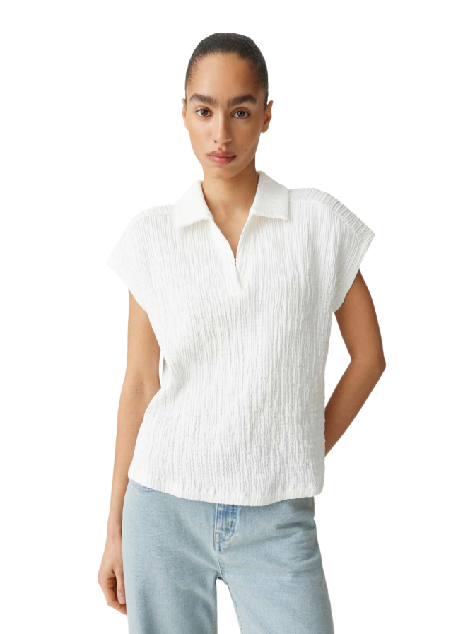 Opus Poloshirt Santolini mit V-Ausschnitt bei Robert Ley