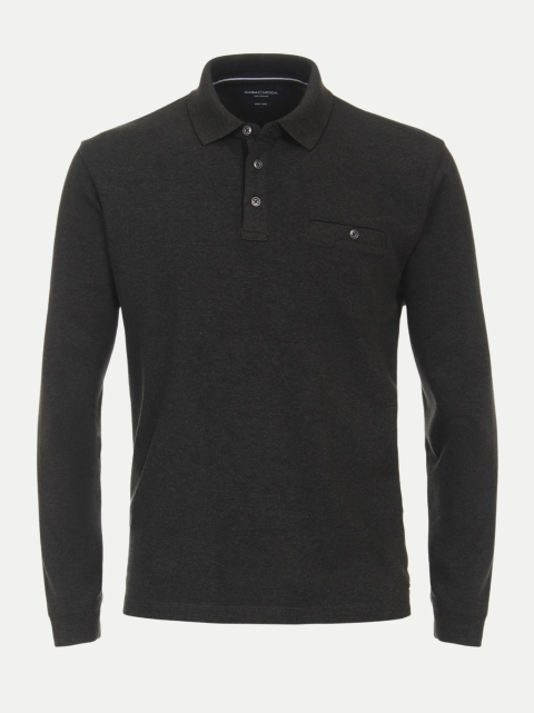 Casamoda Poloshirt mit Melierten Muster bei Robert Ley