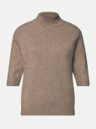 Street One Kurzarm-Pullover mit Stehkragen 17871-sanded amber mel. bei Robert Ley