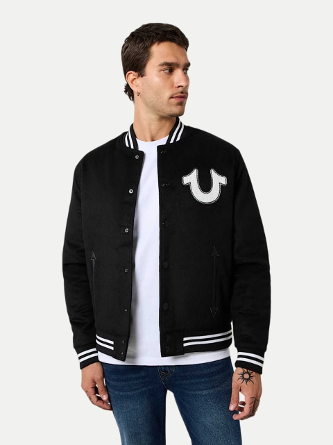 True Religion Collegejacke Western aus Woll-Mix bei Robert Ley