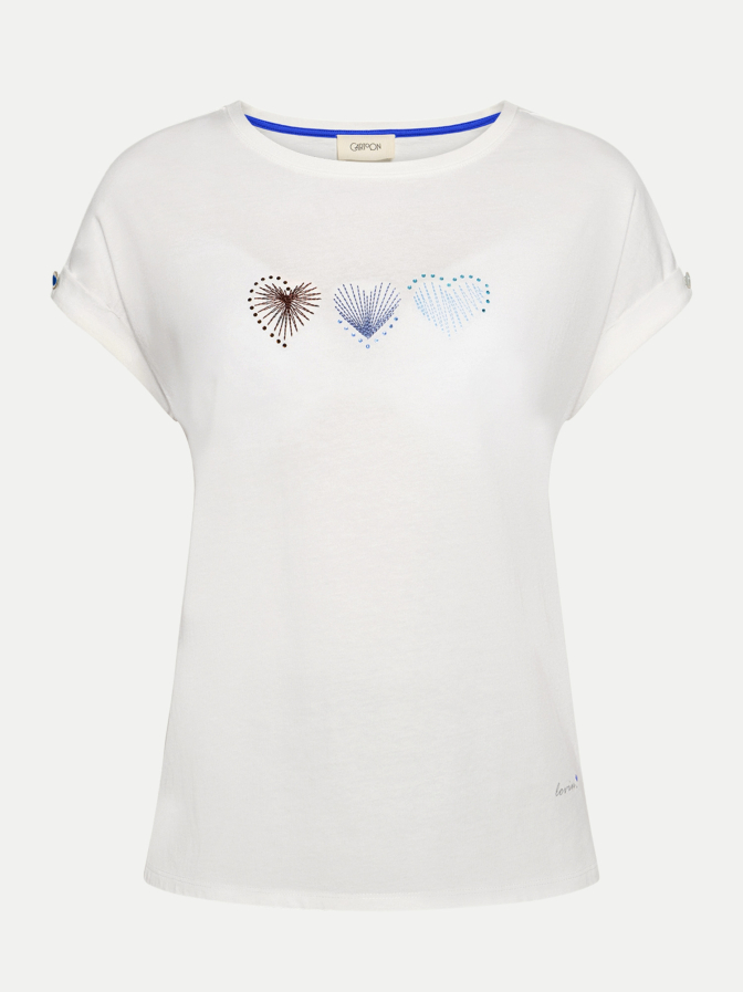 Cartoon T-Shirt mit Herzen bei Robert Ley
