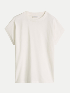 Marc O'Polo DENIM Basic T-Shirt 1183-Silky White bei Robert Ley