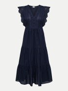 JDY Stufenkleid mit Spitzendetails 179671-Black Iris bei Robert Ley