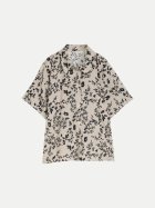 Tom Tailor Denim Boxy- Fit Bluse 39491-beige black flower print bei Robert Ley