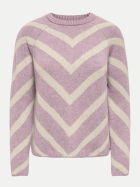 Only Strick-Pullover Eliza 244515017-Keepsake Lilac/WHITECAP GRAY bei Robert Ley