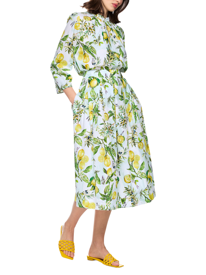 Marc Cain Rock mit Zitronenprint bei Robert Ley